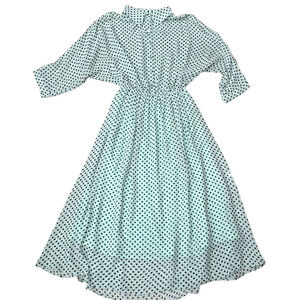 Soprano Polka Dot Midi Dress Women’s Small Mint